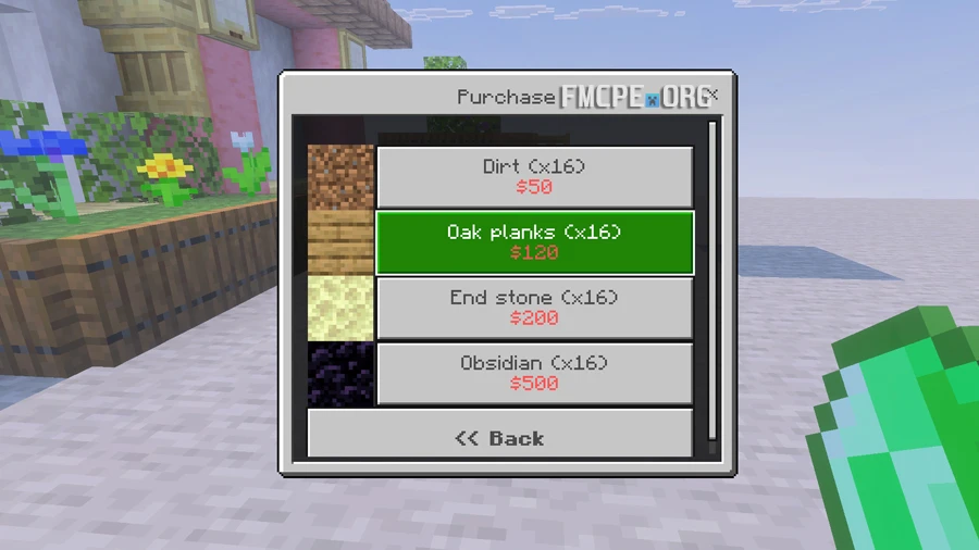 The map features a shop