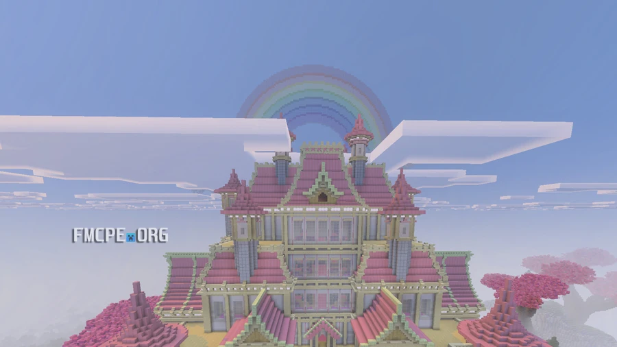 Rainbow over the castle