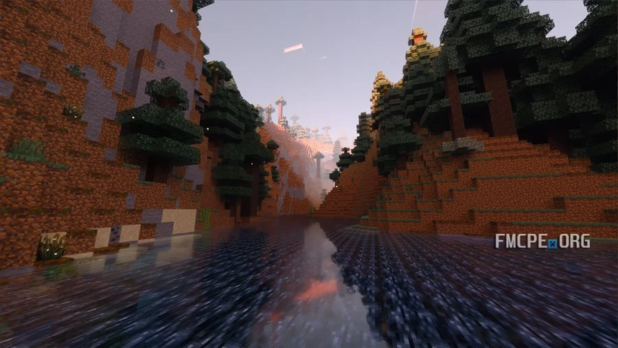 Water surface reflections