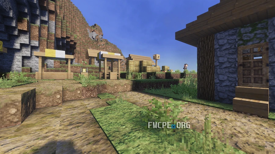 Minecraft Village in realism
