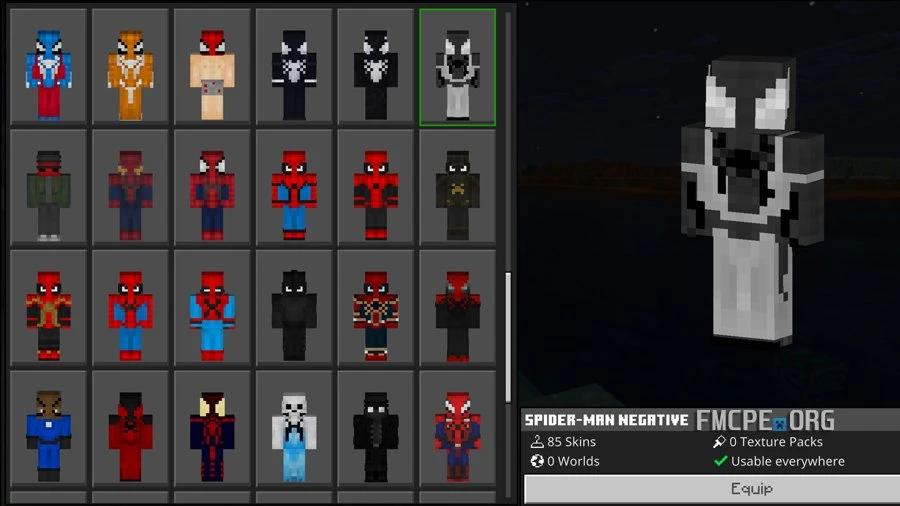 Symbiote Spider Man suit