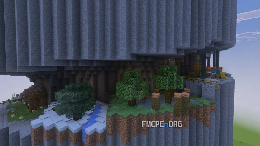 View from the side of the tower