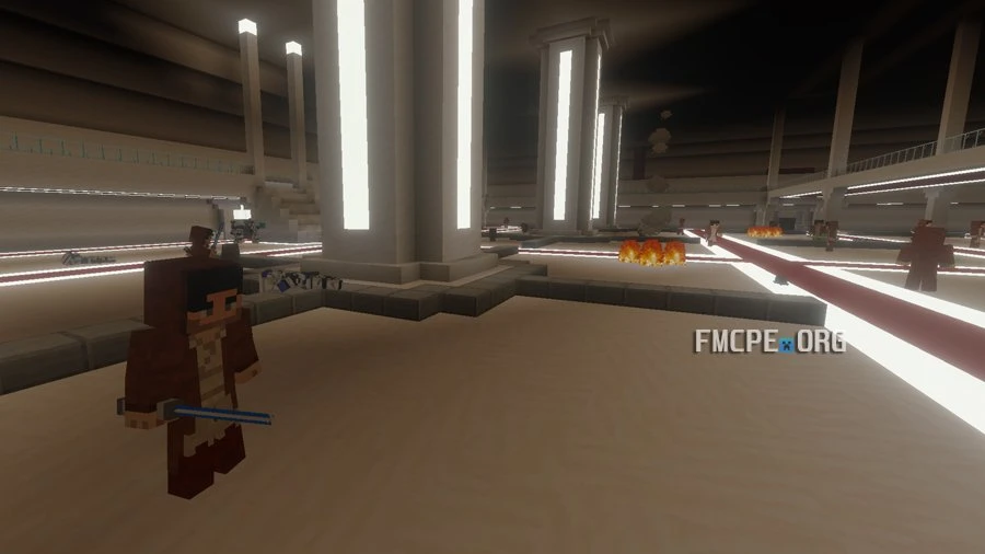 Jedi fighting for the temple