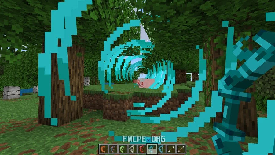 A bow that creates a sound wave for extra damage