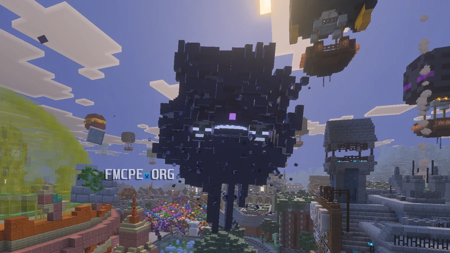 the Wither Storm starts gaining its power