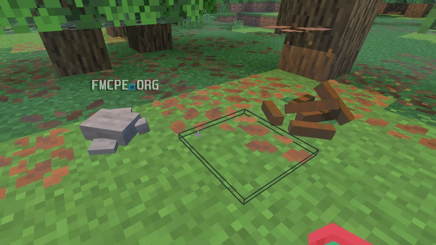 Stone pebbles and sticks on the ground