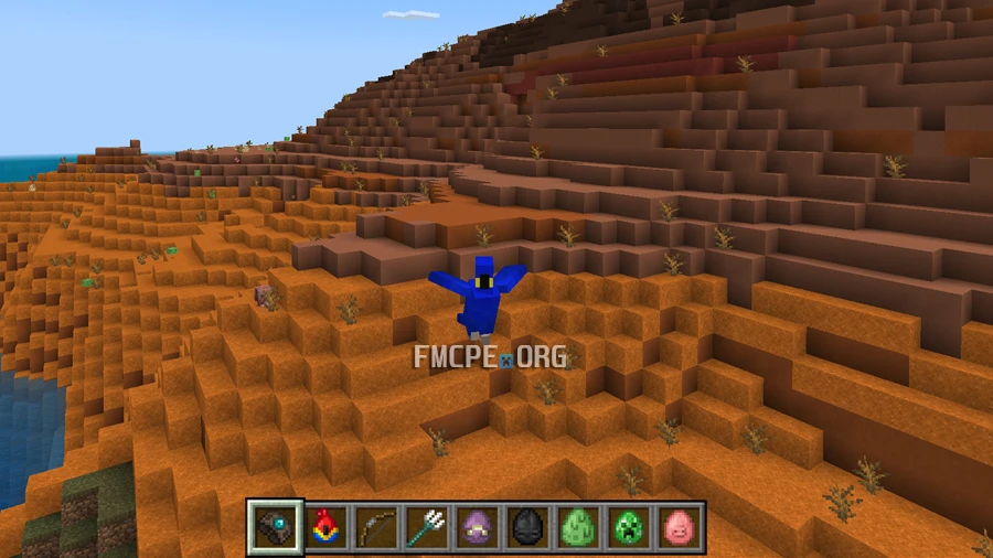 Flying being morphed as a parrot