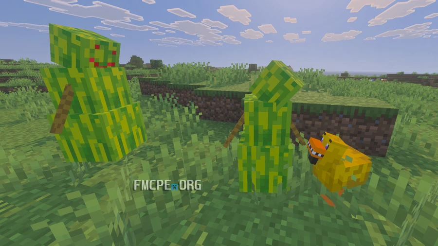 Melon Golem and Angry Chicken summons