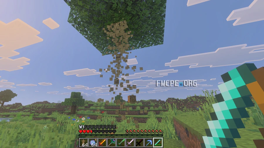 TreeCapitator functionality via saws