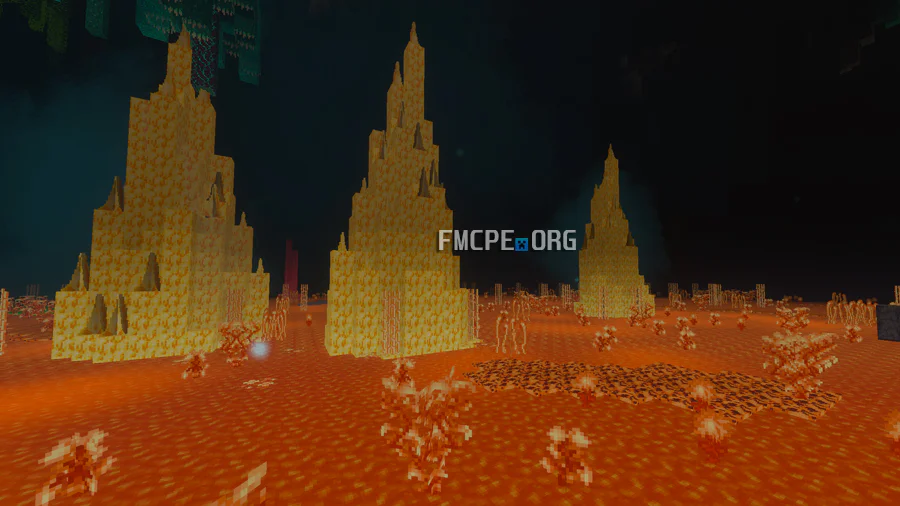 stalactites in a lava lake