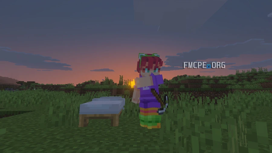 Pickaxe hanging on the belt