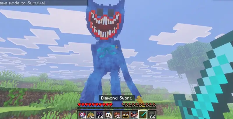 Huggy Wuggy Grab attack