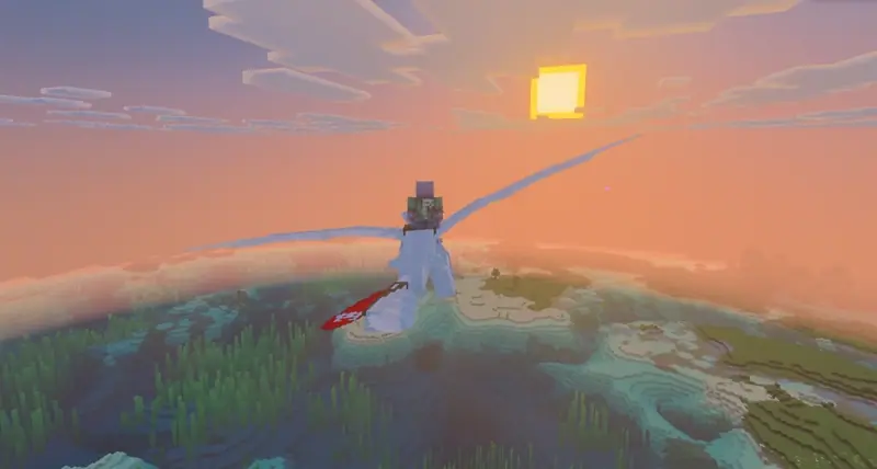 Flying on Light Fury