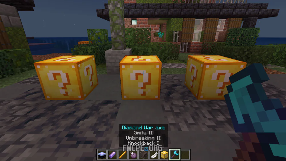 Lucky Blocks drop Combined Weapons