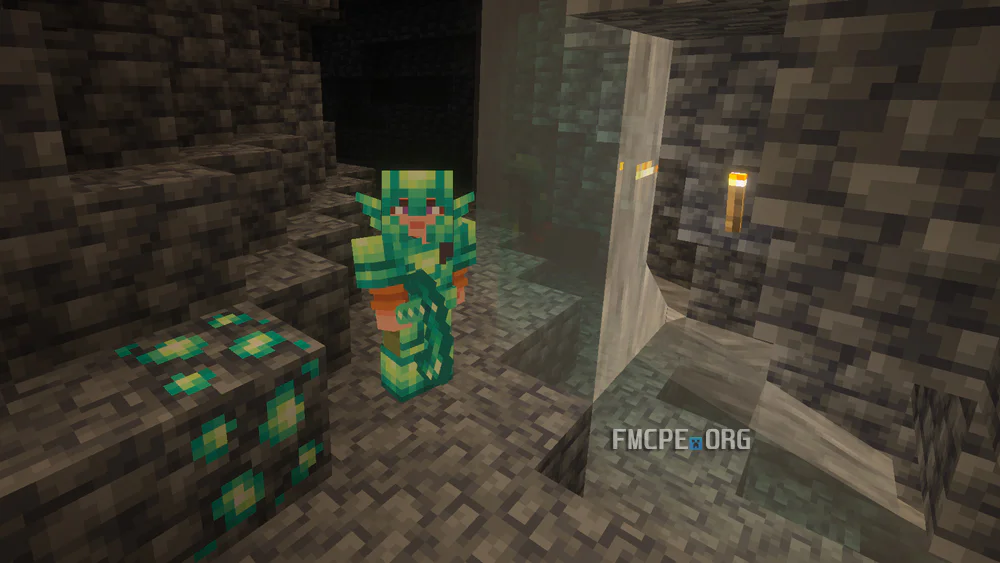 Mithril Ore and wearing Mithril Armor set