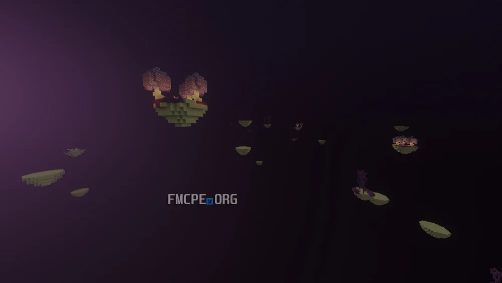 Scatter of island in the End