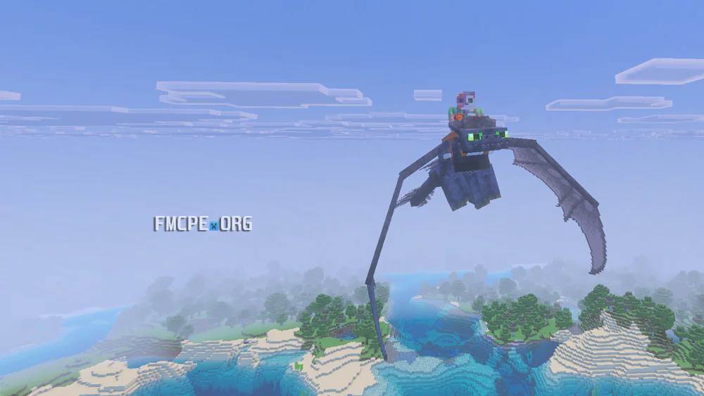 Night Fury in the sky