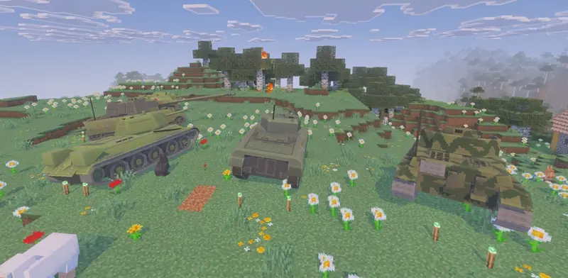 Making a shot from the tank