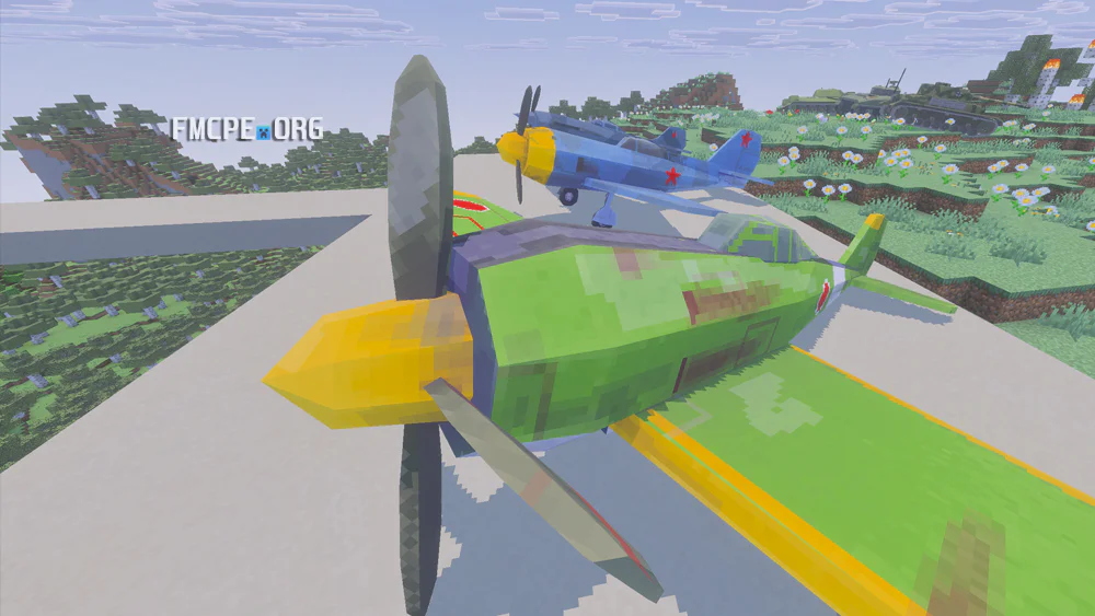 Japanese, Russian, and American planes