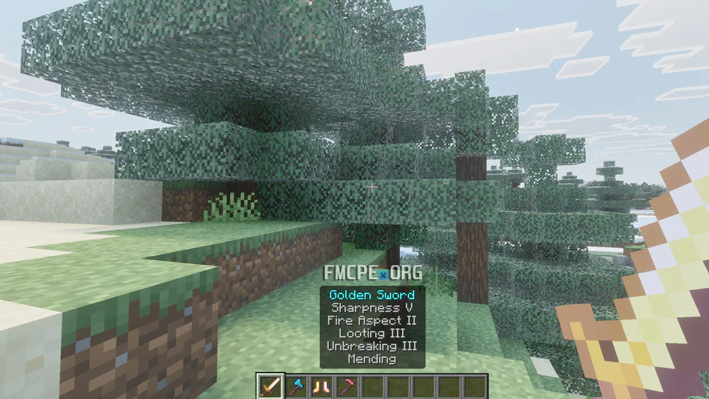 Sword with 5 enchantments