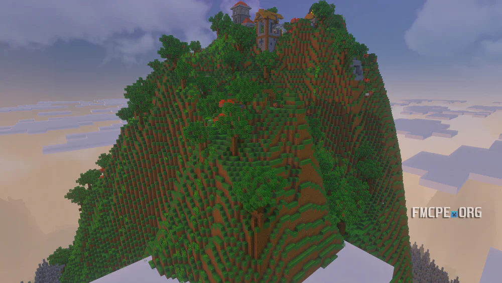 Mountain shows the scale of the map