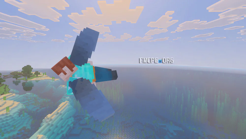 Flying using armored elytra