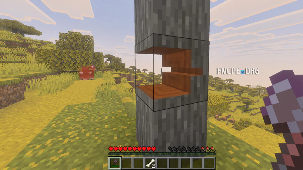 Cutting down a tree