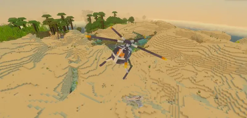 Piloting a helicopter