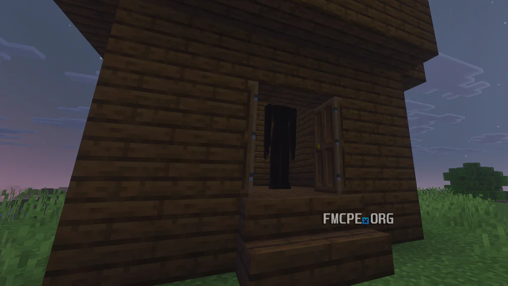 Playmate hiding inside the house