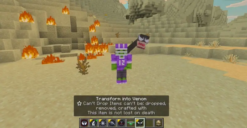 Transforming into Venom