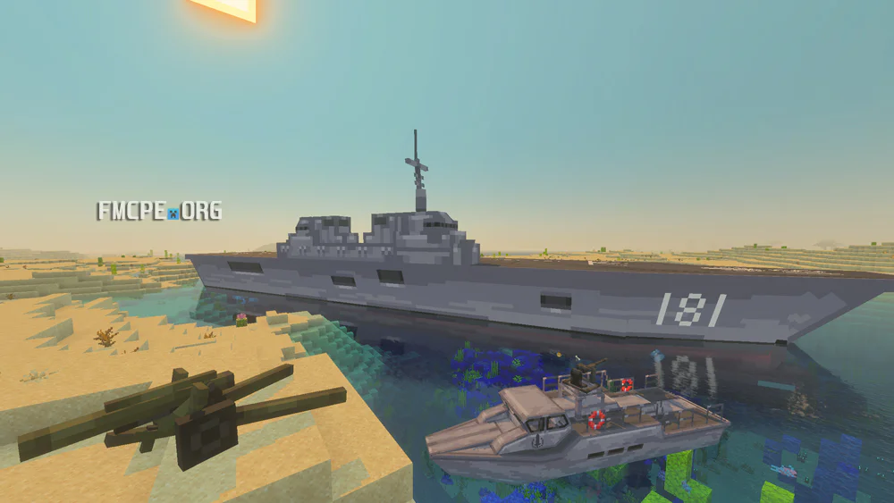 Huge Aircraft Carrier Ship