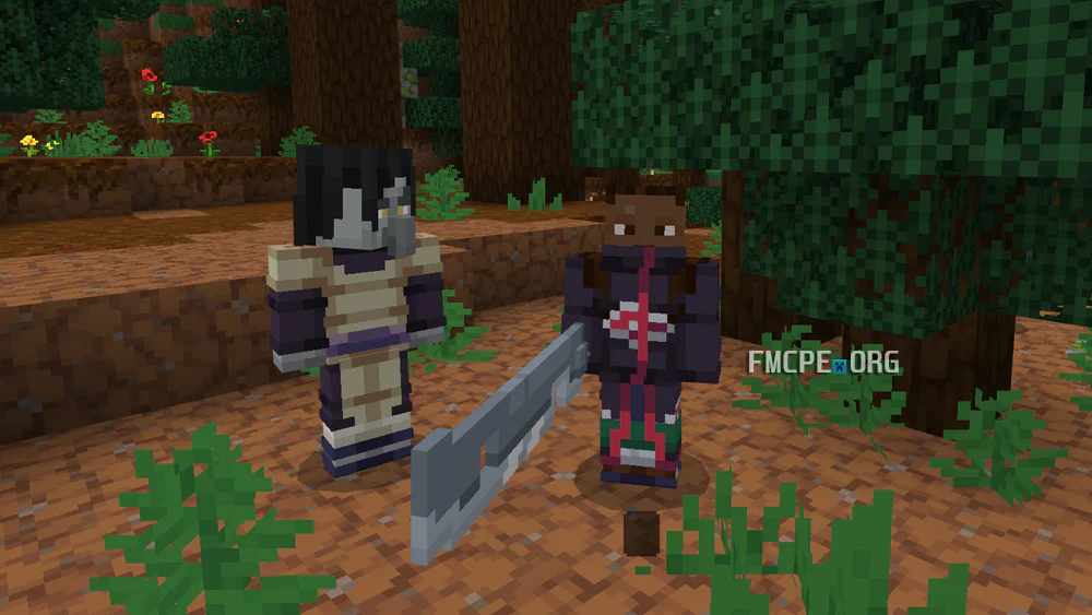 Akatsuki Outfit, standing beside Orochimaru