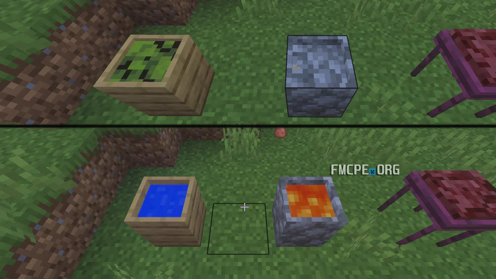 Making of Water and Lava