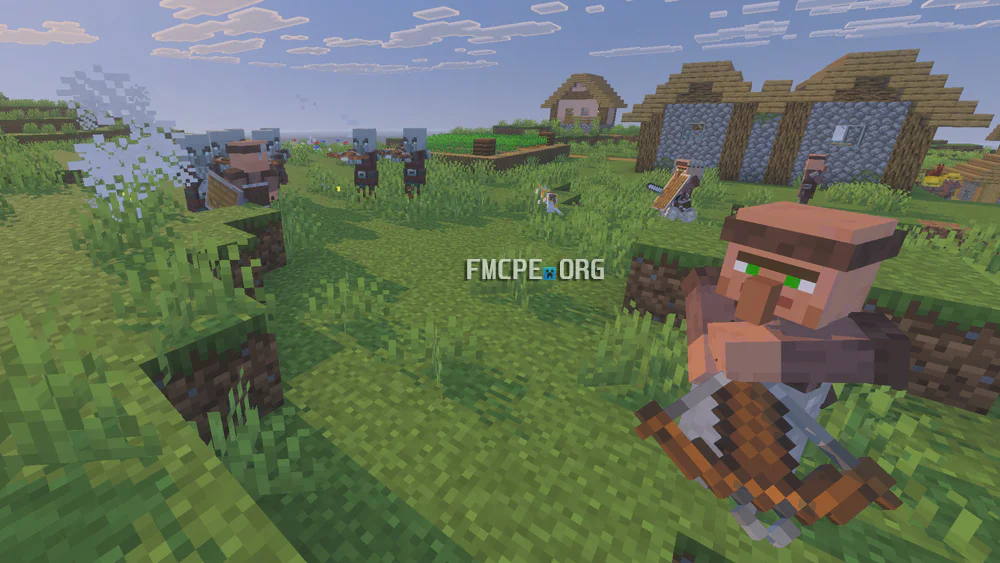 Guards protecting the village