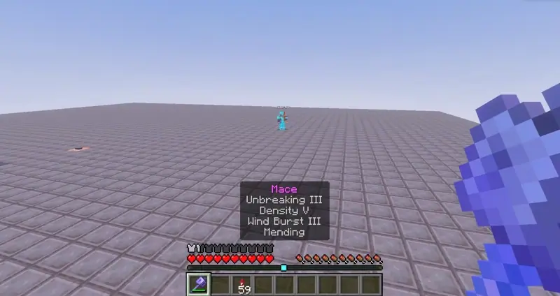 Elytra Mace attack