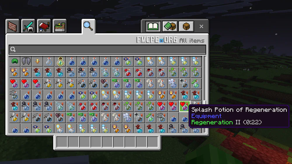 Potion effect icons