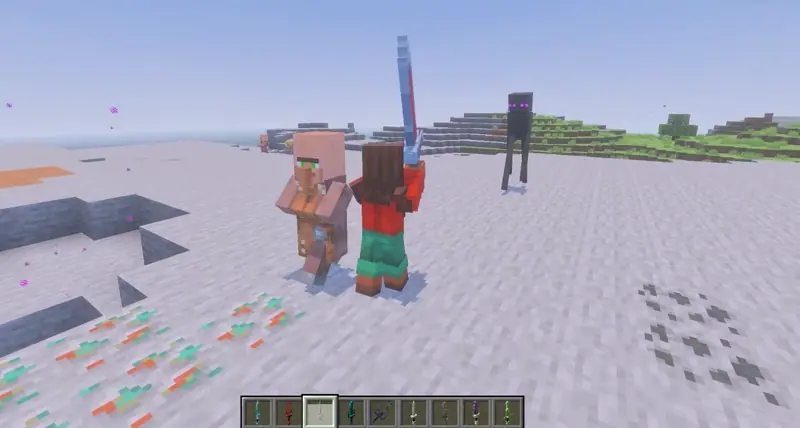 Dropping Anvils on mob's head