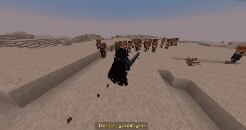 Slashing through enemies using Dragonslayer