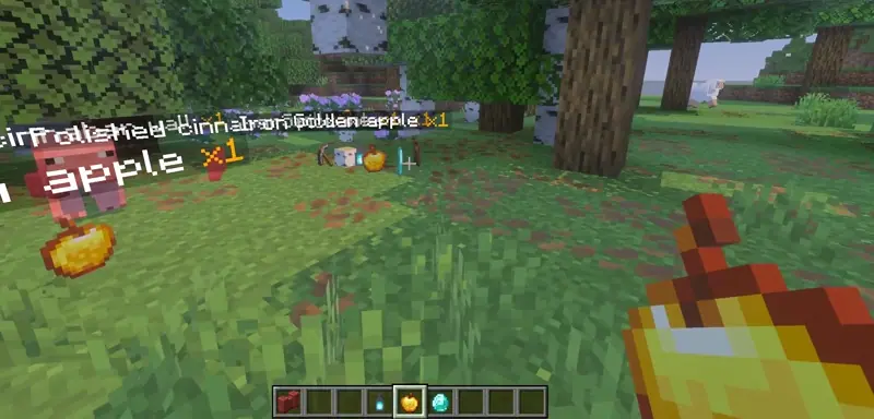 Floating Item Names