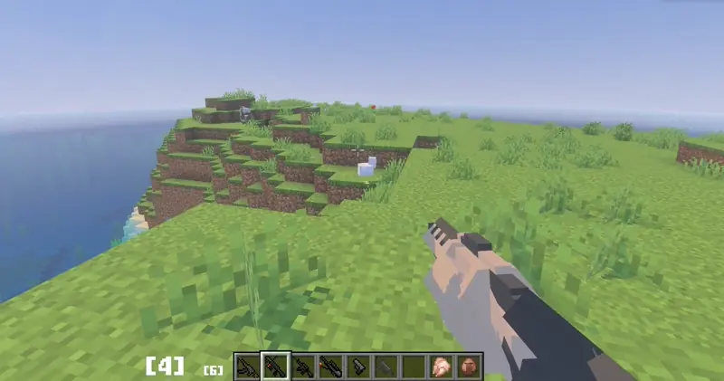 Grenade Launcher shooting