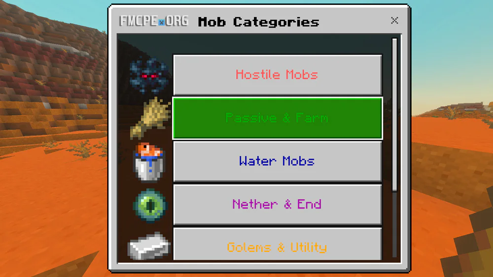 Mob Categories