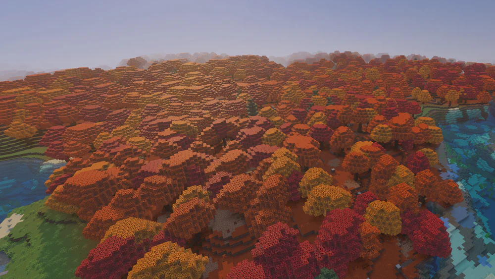 Dappled Forest seed for Bedrock