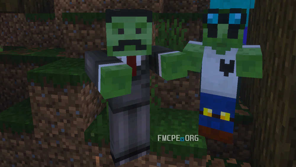 Dark Forest biome zombies