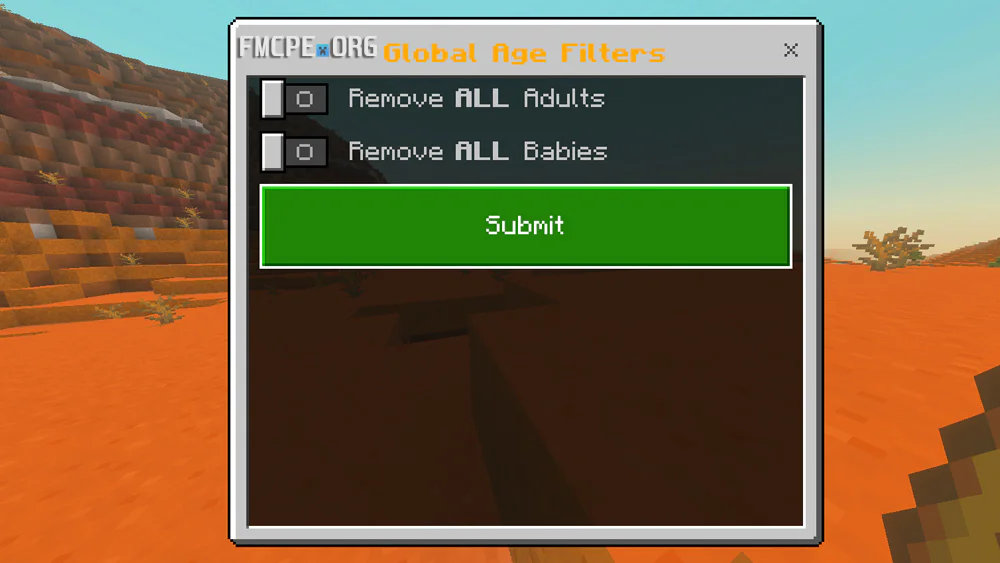 Mob Age filter
