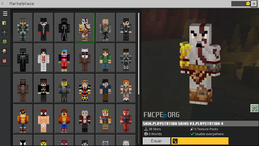 Playstation Legends skins
