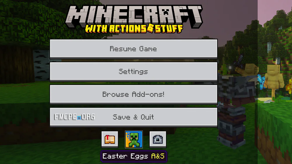 Easter Eggs button