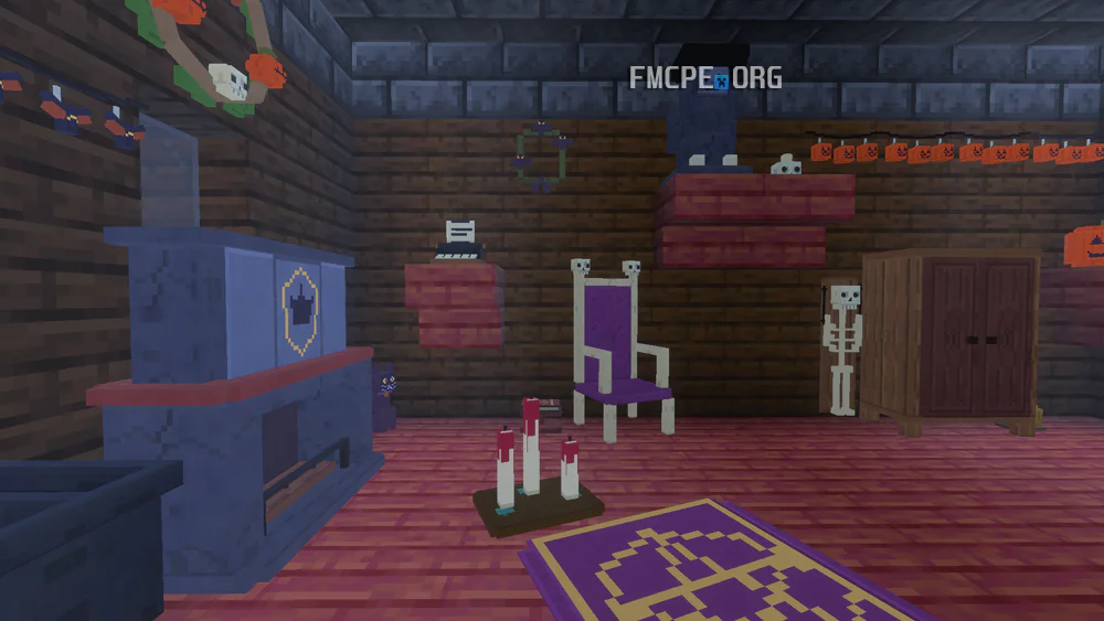 Halloween-themed decorations