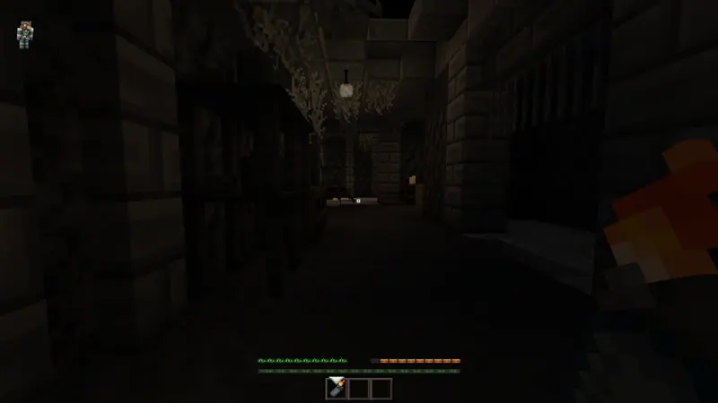 Sneaking behind a monster